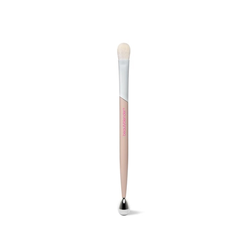 beautyblender Double Sided SHADY LADY All-Over Eyeshadow Makeup Brush & Cooling Roller. Vegan, Cruelty Free and Made in the USA