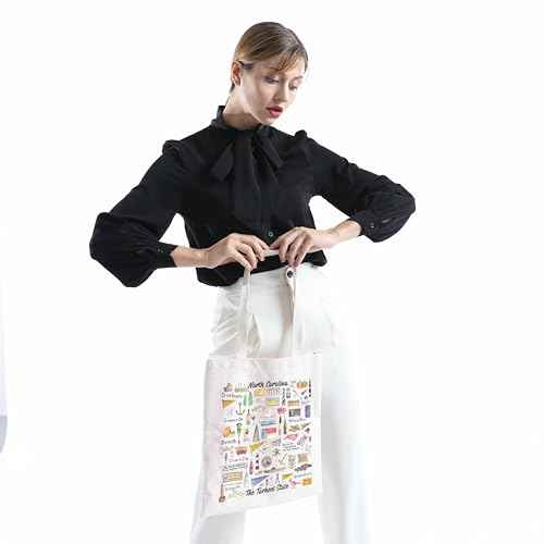 MINIGIU North Carolina Tote Bag - Perfect for Trips and Moving Gift