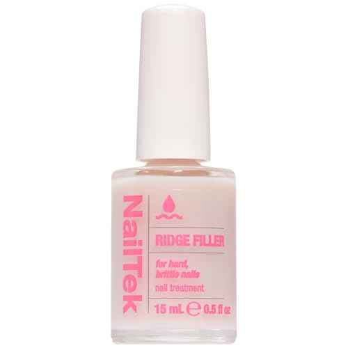 Nail Tek Ridge Filler Formula 3 ? Clear Ridge Filler for Nails, Base Coat, Nail Strengthener Polish for Hard & Brittle Nails, 0.5 fl oz