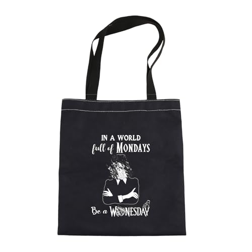 TV Show Merch Zipper Pouch Horror Movie Lover Gift TV Show Fans Gift TV Show Inspired Makeup Bag TV Show Fans Gift (Wed tote)