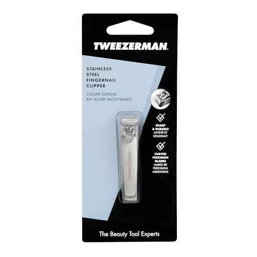 Tweezerman Fingernail Clipper for Women and Men Stainless Steel