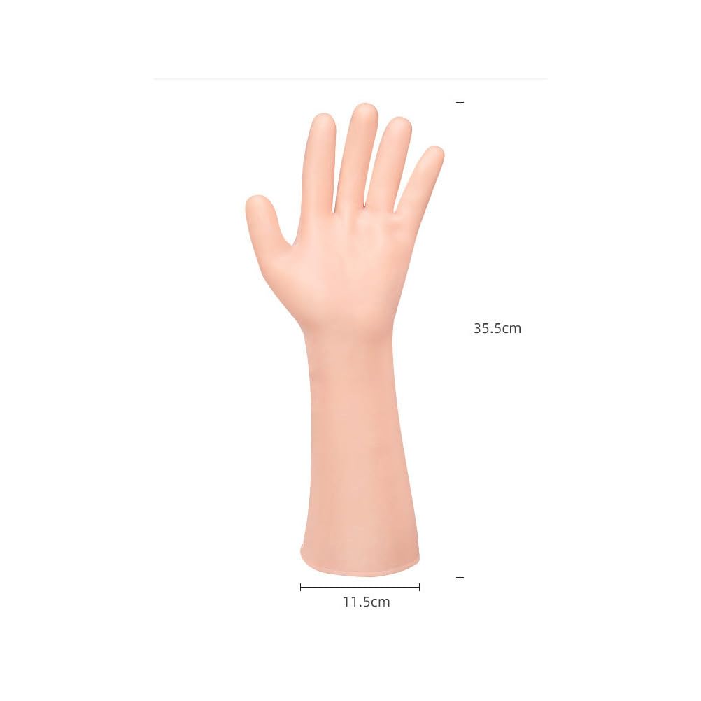 Minkissy Moisturizing Gel Gloves for Dry Hands & Eczema, Reusable Elastic Long Moisturizing Night Sleeping Gloves for Women, Overnight Hand Spa Therapy to Lock in Lotion Cream