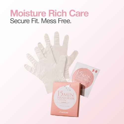 Naisture 15 Min Hand Glove Mask: A Moisturizing Treatment for Dry Hands & Cuticles (5 Ea)