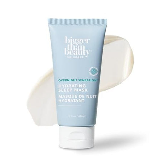 Overnight Sensation Hydrating Sleep Mask, Hydration Mask with Vitamin C, Hyaluronic Acid & Melatonin for Women, for All Skin Types, Night Time Skin Care Routine, Vegan