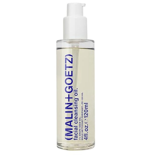 Malin + Goetz Facial Cleansing Oil, 4 Fl. Oz. - 2-in-1 Makeup Remover & Face Cleanser, Facial Skin Care Products, All Skin Types, Vegan & Cruelty-Free