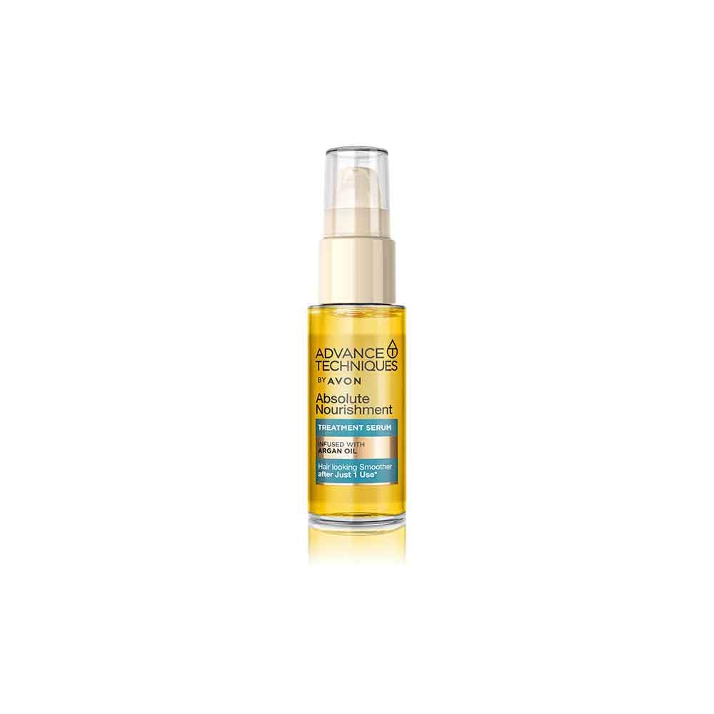 Avon Advance Techniques Moroccan Argan Oil Leave-in Treatment Bottle All Hair Types