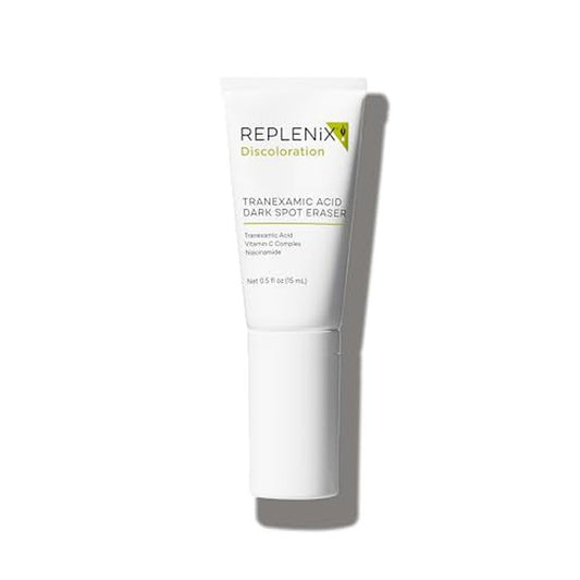 Replenix Tranexamic Acid Dark Spot Treatment, Daily Medical-Grade Topical Discoloration Serum for Uneven Skin Tone, Gluten, Paraben, Fragrance & Cruelty Free (0.5 oz)