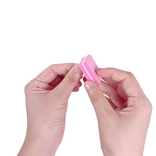 Nail Buffers (100 Pack), Mini Buffer Block Nail File for Acrylic and Natural Nails, 100/180 Grit Nail Buffer Block Bulk Buffing Blocks for Nail Buff Professional Manicure File Blocks Set Hot Pink