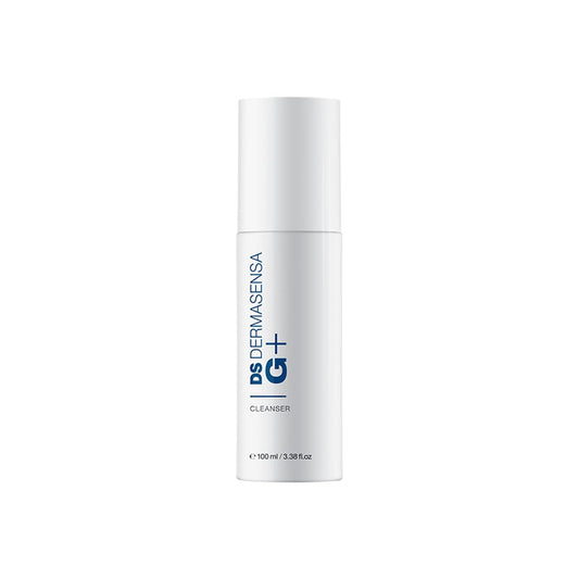 DS Dermasensa Glycolic Acid Face Cleanser - 3% Glycolic Acid - 100ml - Gentle Exfoliation - Suitable for All Skin Types - Enriched with Green Tea, Aloe Vera and Seaweed Extracts