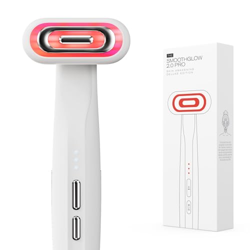 SMOOTHGLOW 2.0 PRO 4D LED Red Light Therapy for Face and Neck, | Light Therapy Wand red Light Therapy Holiday Gifts for Women | Without Base
