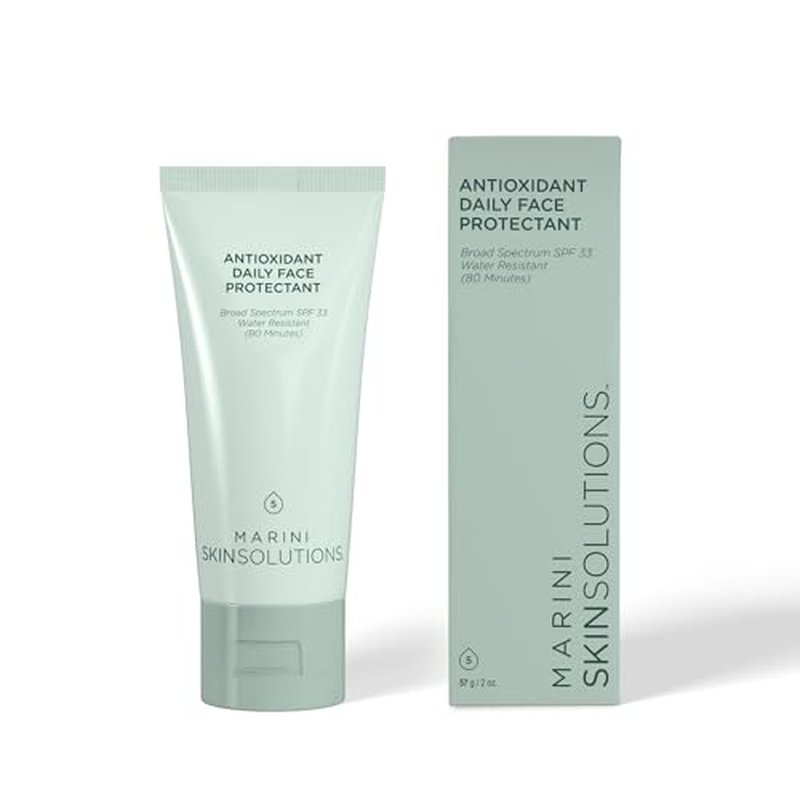 Antioxidant Daily Face Protectant - Broad-Spectrum SPF 33 Sunscreen - Water Resistant (80 Minutes) - Cruelty Free - Made in the USA - 2 oz