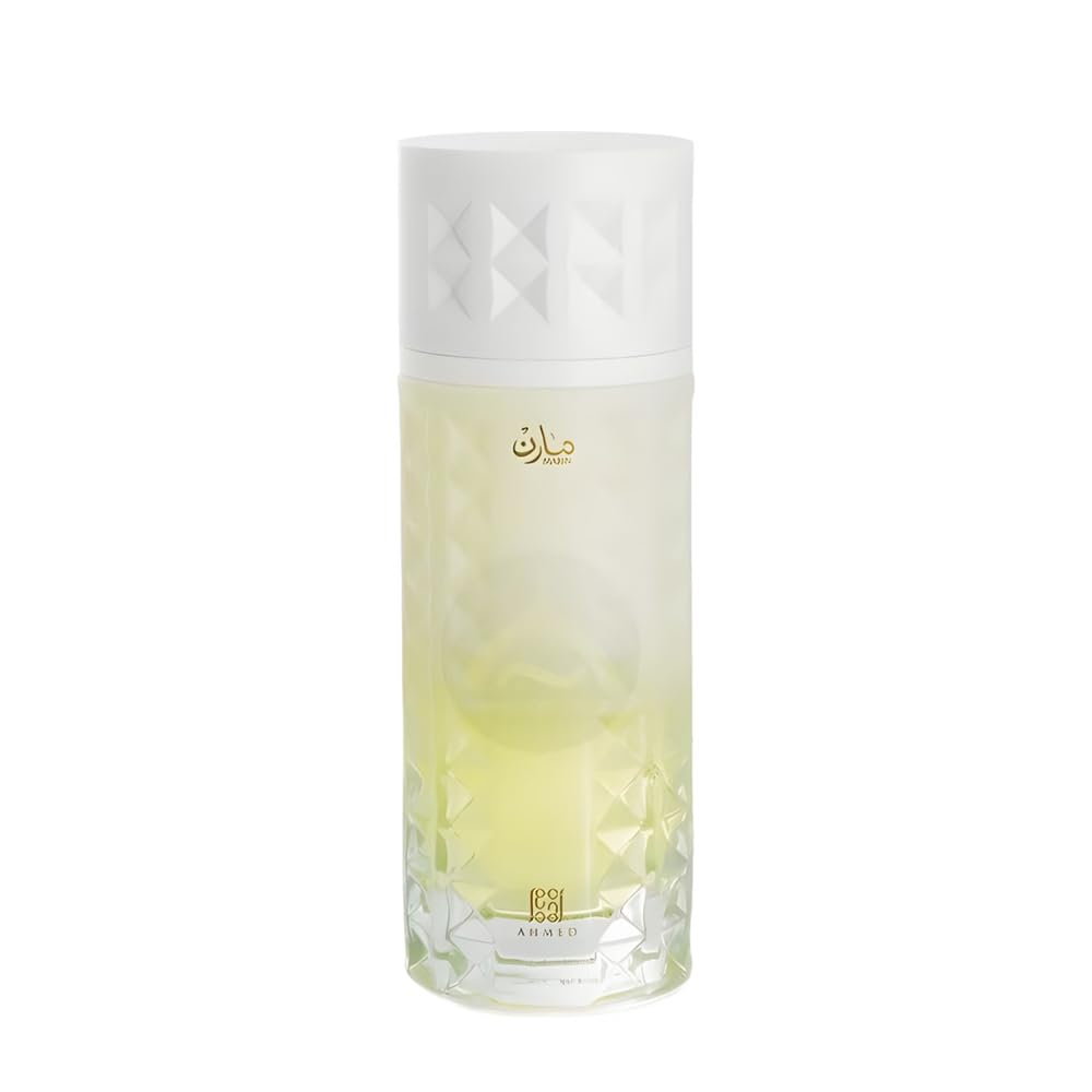 AHMED MARIN 100 ML Fresh and Dewy Fruity-Floral-Aquatic Fragrance for Men and Women, featuring Sandalwood and Vanilla Beans Accords