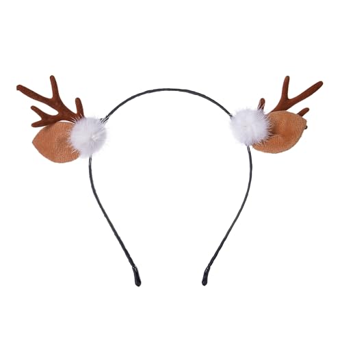 Christmas Reindeer Antler Headband Christmas tree Hair Clips Deer Headband Hair Accessories