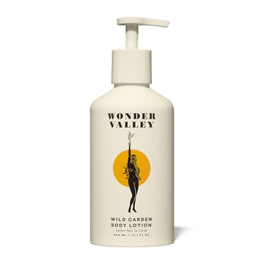 WONDER VALLEY - Wild Garden Body Lotion | Vegan, Cruelty-Free, All Skin Types | Hydration + Barrier Support | Cedar, Basil, Vetiver, Sage (300 mL | 10.1 fl oz)