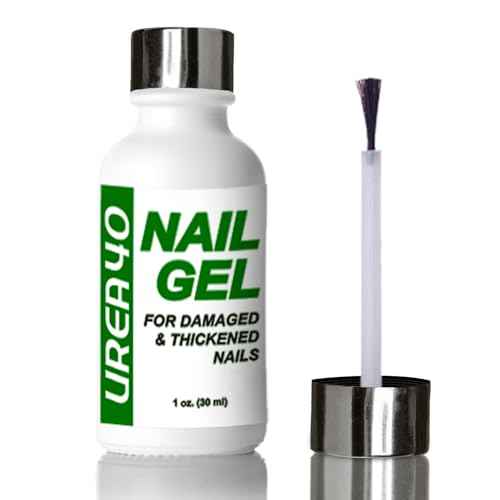 Urea Nail Gel - Softens Cracked Heel Calluses & Thick Toenails - Repairs Damaged, Yellow, Discolored Nails ? Highly Effective & Quick-Dry Fingernails & Toenail Treatment (Urea 40%)