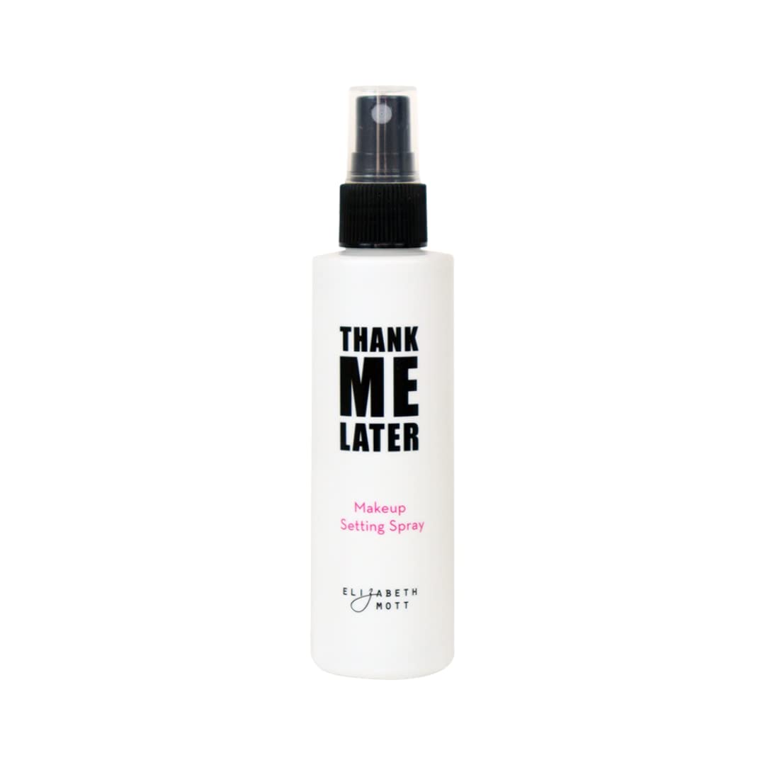 Elizabeth Mott - Thank Me Later Face Makeup Setting Spray and Queen of the Fill Clear Sculpting Brow Gel (2-Pack Bundle)