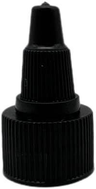 Purple Cosmo Plastic Bottles - 12 Pack BPA-Free Refillable Essential Oil Containers | Black Twist Top Cap - 4 oz Each