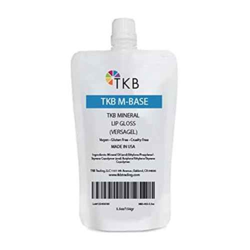 TKB Mineral Lip Gloss (M-Base) | Clear Versagel Base for DIY Lip Gloss, Made in USA (5.5oz (156g))