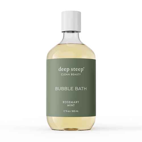 Deep Steep Bubble Bath, 17oz (Rosemary Mint)