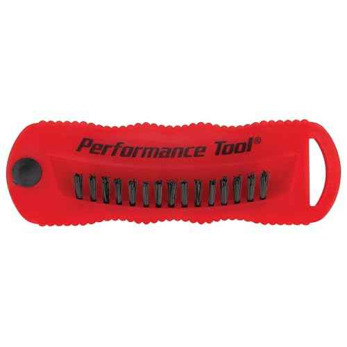 Performance Tool W9163 Utility and Fingernail Brush with Magnet / Scrub Brush