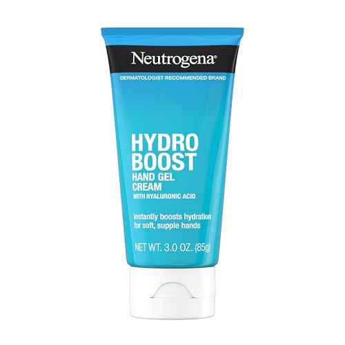 Neutrogena Hydro Boost Hydrating Hand Gel Cream with Hyaluronic Acid for Instantly Quenched, Soft & Supple Hands, Lightweight, Non-Greasy & Quick Absorbing Hand Lotion, Travel Size, 3 Oz