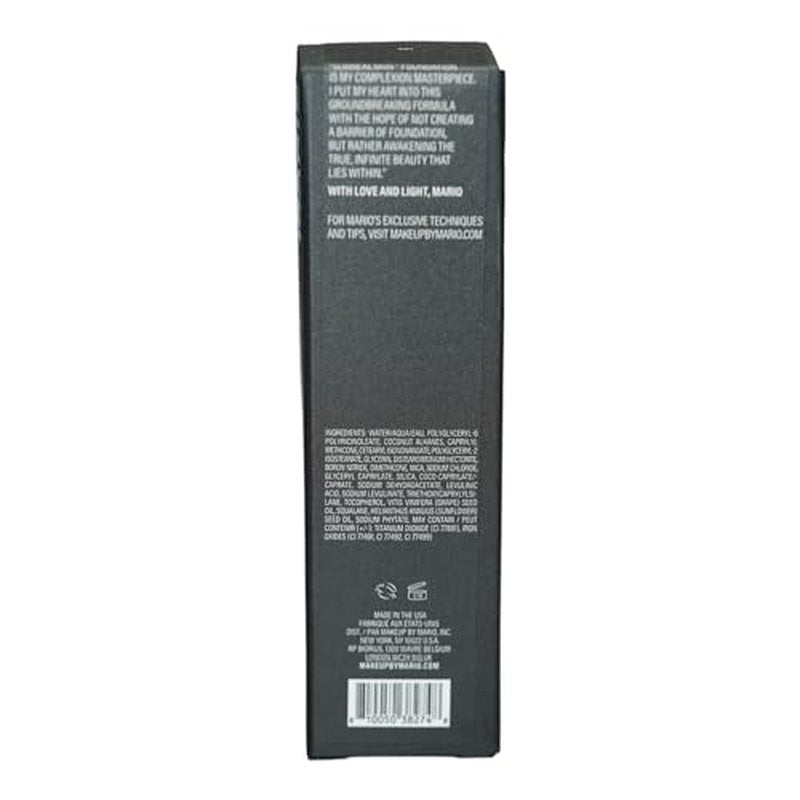 MAKEUP BY MARIO SurrealSkin Liquid Foundation, Liquid Formula, Vegan, Long-wearing coverage, Hydrating, Natural Finish, Size 30 mL (19C - medium dark with cool undertone)