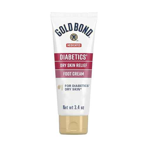 Gold Bond Medicated Diabetics' Dry Skin Relief Foot Cream, 3.4 oz., Skin Protectant