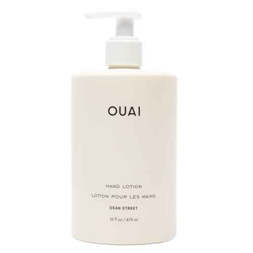 OUAI Hand Lotion - Daily, Lightweight, Hydrating Lotion for Dry Skin - Made with Avocado, Rosehip and Jojoba Oil to Lock in Moisture - Never Greasy (16 Fl Oz)