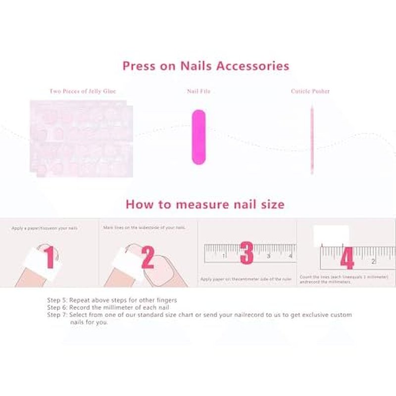 LOVFUL Press on Nails Precious | Handmade with Full Covered Crystals | Reusable Fake Nails | Almond Short 0.8 in | H175-M