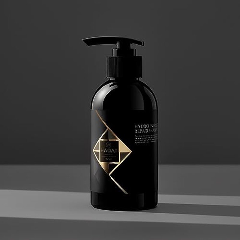 HADAT Hydro Intensive Repair Shampoo 8.45 Fl. Oz. (250 ml) Without Sulphates and Parabens: Natural Hydration and Strength. Deeply Moisturising Hair, Repairing Very Damaged Hair