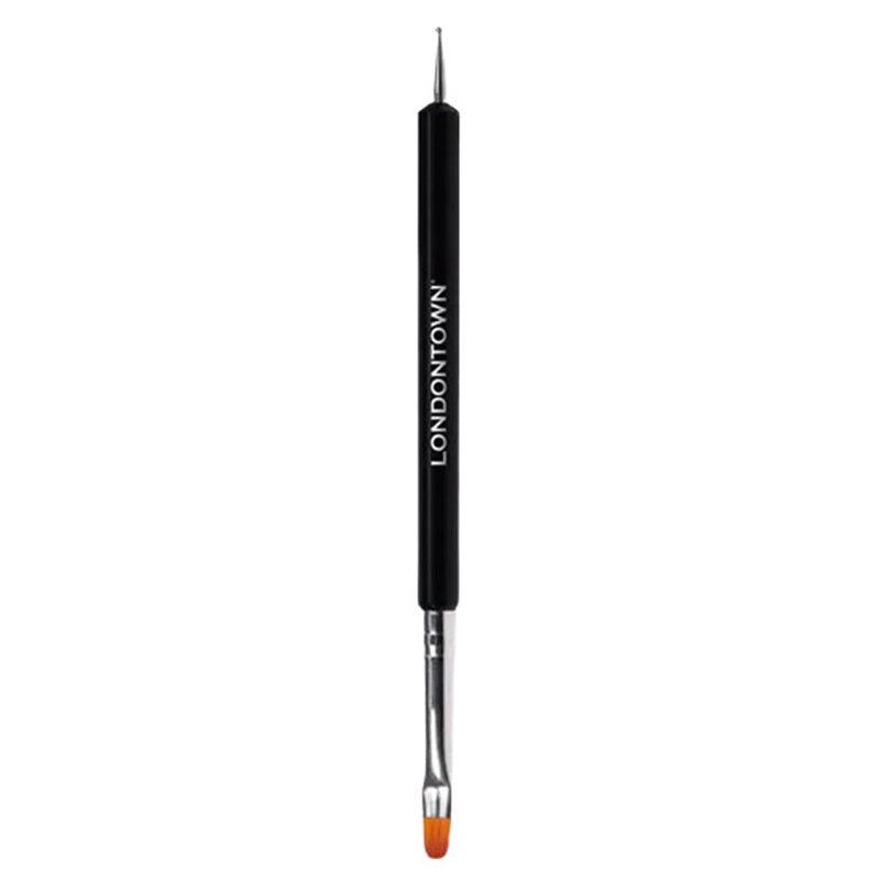 LONDONTOWN Dotting Pen with Nail Art Brush Liner, Multi-Purpose Double Ended Nail Design Ball Tip Dot Detail Painting Tool for Professional Manicure Pedicure Precision