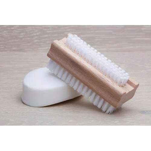 GOJO Supro Max Hand Cleaner Heavy Duty Cleaner Scrub, 2 Bottles 10 OZ each [Total of 20 Oz.] with 2 compatible Sparklen Wooden Nail Brushes