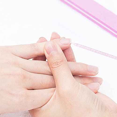 Vaincre 100 PCS Disposable Nail Stick Cuticle Pusher bulk, Double Sided Cleaning Cuticle Stick, Manicure and Pedicure Tool (Pink)