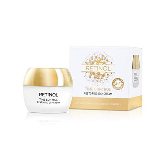 Edom Retinol Time Control Restoring Day Cream- Moisturizes & Hydrates Skin, Restoring Antioxidants, Smoothing The Appearance of Fine Lines and Wrinkles, Promoting Skin Natural Elasticity. 1.7 fl.oz