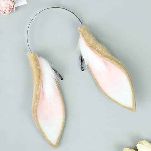 Faylay Women Cosplay Bunny Ears Rabbit Headband Animal Ears Furry Bunny Ears Party Accessories