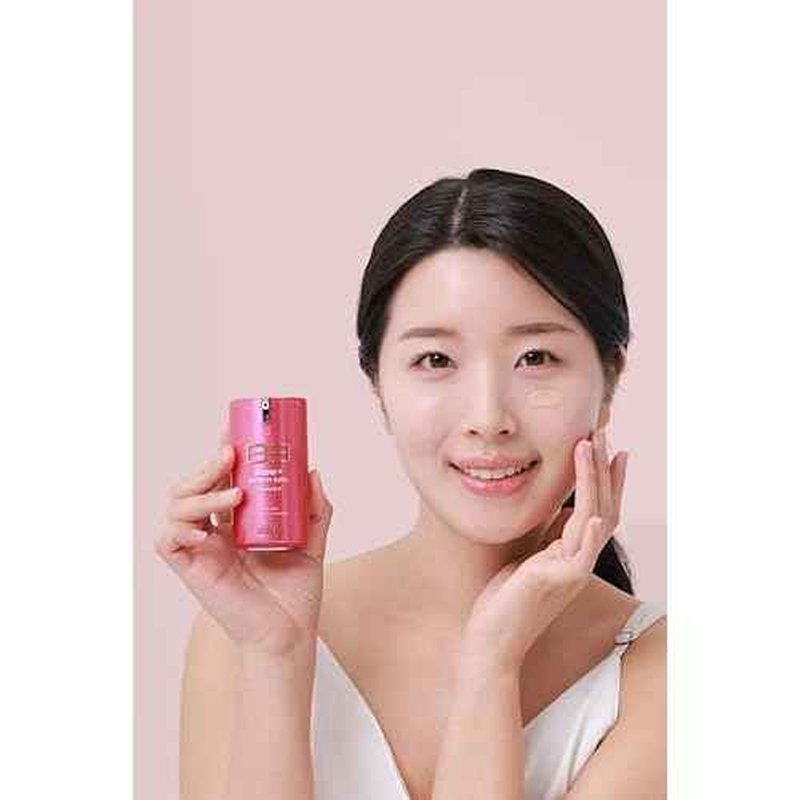 SKIN79 Super Plus Beblesh Balm Pink BB Cream 40g, 2 Pack, US Version K Beauty Flawless Radiant Base Foundation Makeup Blemish Cover Tinted Moisturizer Pink 21 color