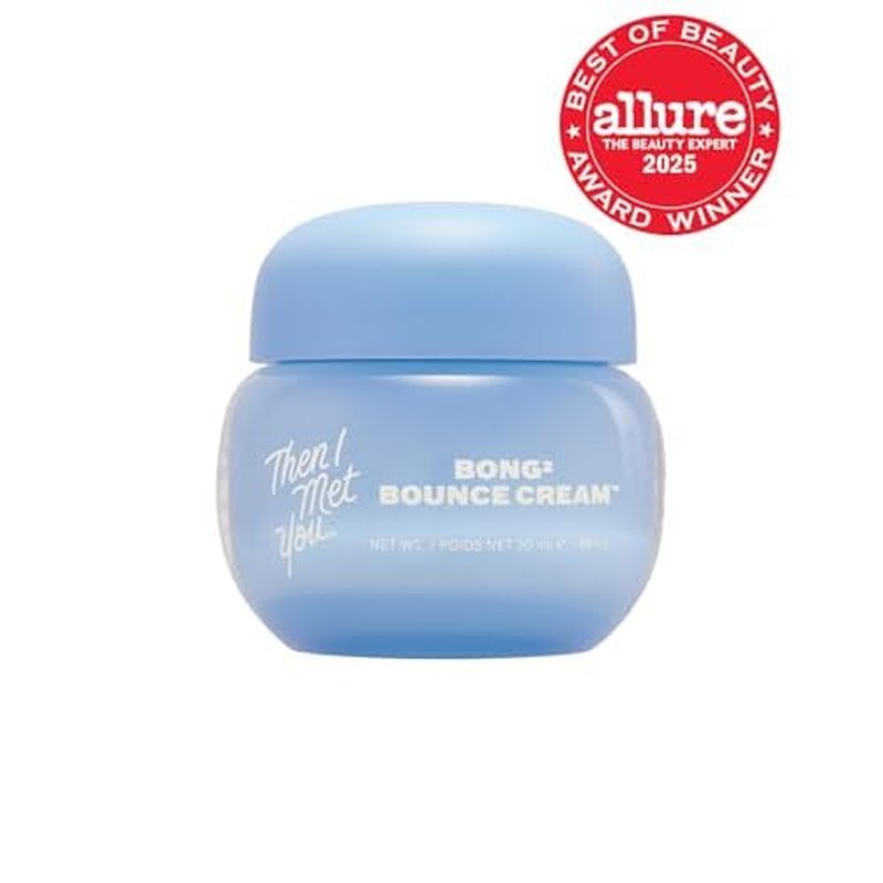 Then I Met You Bong©÷ Bounce Cream, Allure Best of Beauty 2025, Lightweight Gel Cream Barrier Moisturizer with Omega-3 Fatty Acids, and Ceramides, Cruelty-Free, Hydration for Oily Skin, 1.69 fl oz