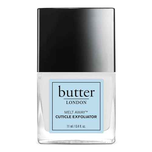 butter LONDON Cuticle Remover Liquid, Melt Away - Cuticle Softener Oil Exfoliator Gently Removes Dry & Overgrown Skin - Nail Care for Clean & Healthy-Looking Nails, Home Manicure & Pedicure