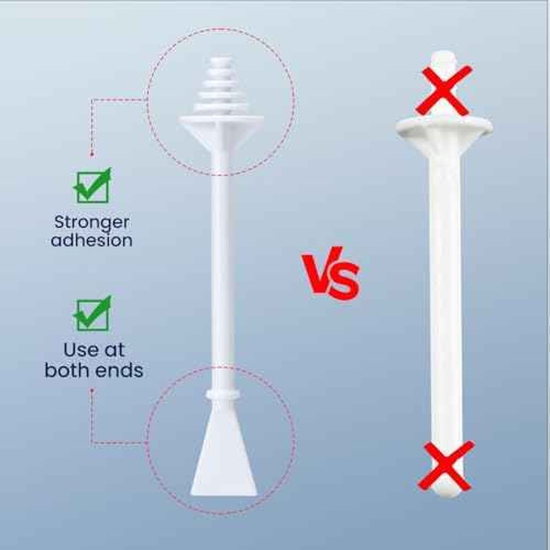 SUERBEATY 60 Pcs Nose Wax Sticks, Hair Wax Applicator with Disposable Spatulas for Nostril Cleaning, Ear Face Hair Removal for Men Women, Painless