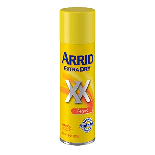 Arrid Deodorant - Extra Dry Regular 6oz Aerosol Spray | 3-Pack for All-Day Protection