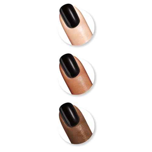 Sally Hansen Insta-Dri, Back to Black, Quick Dry, Long Lasting, Opaque, ShinyBlack Nail Polish