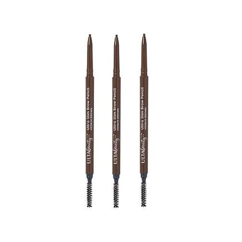 Ulta Beauty 3 Pack Ultra Slim Brow Pencil. Medium Brown. Size 0.003 oz. Y