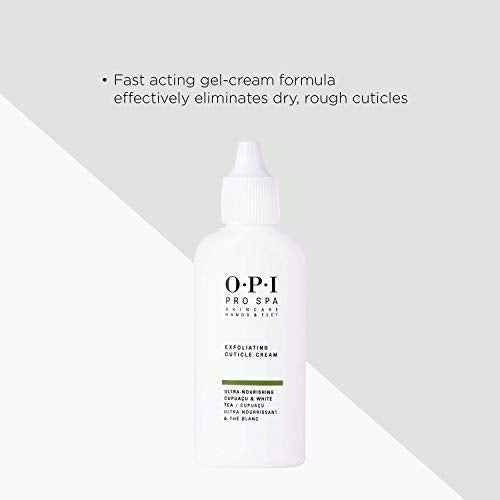 OPI ProSpa Exfoliating Cuticle Cream | Cuticle Remover for Nails | Gel Cream Formula for Dry, Rough Hands | 0.9 fl oz