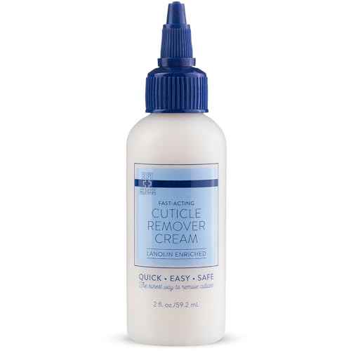 Blue Cross Cuticle Remover Cream for Dry Damaged Cuticles, Moisturizing Cuticle Softener for Nails, Professional Nail Care for Dry Manicures, Brittle Hang Nails, Made in USA, 2oz