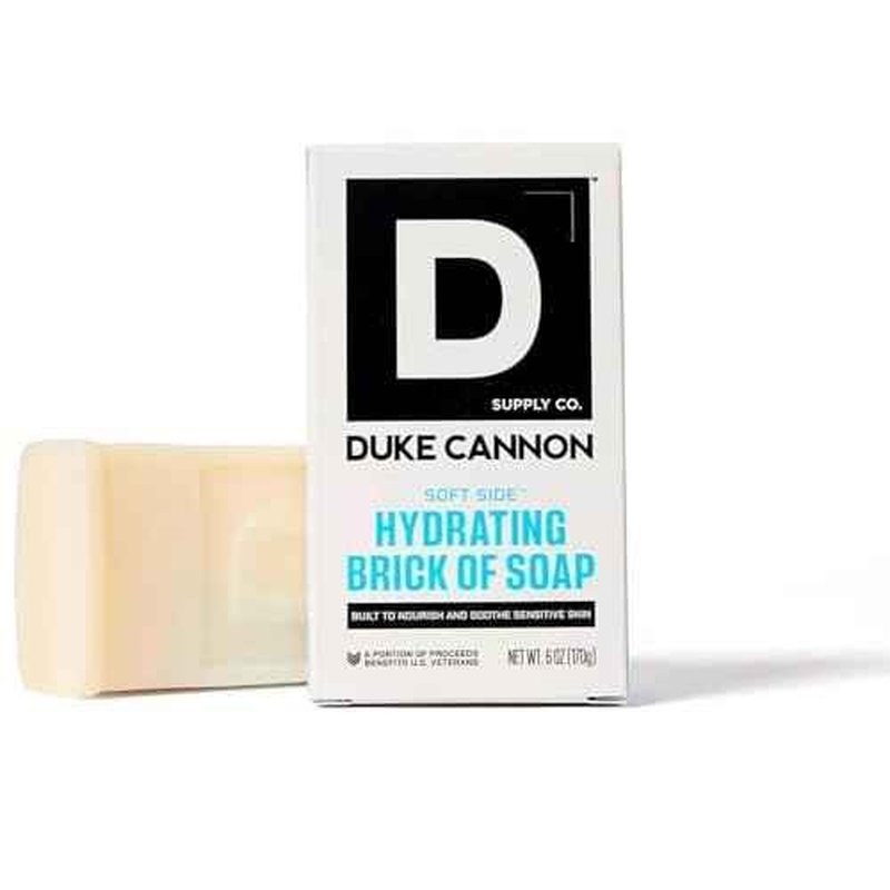 Duke Cannon Supply Co. Soft Side Hydrating Brick Of Soap For Men - Shea Butter - Sandalwood Scent - 6oz