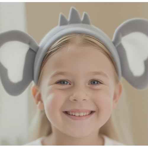 jojofuny 2pcs Koala Ear Headband - Koala Hair Hoop, Plush Animal Headbands, Halloween Christmas Festival Animal Theme Party Cosplay Costume Headwear