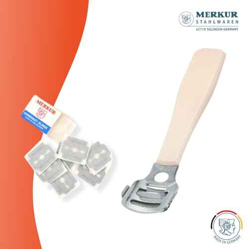 MERKUR Corn Callus Razor 923 With 10-Pack Callus Blades | Steel PA | Made in Germany