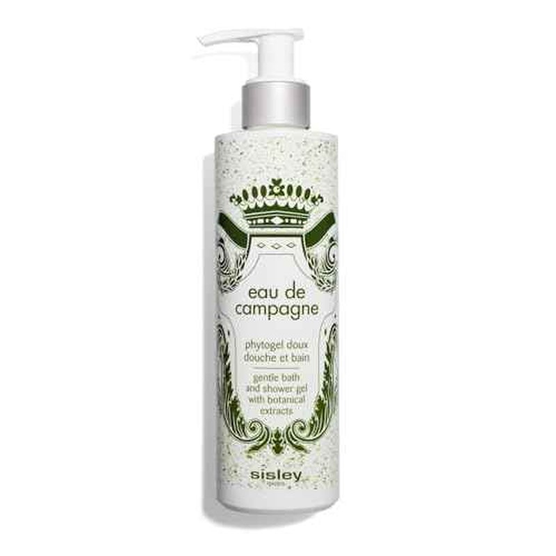 Sisley Paris Eau de Campagne Bath and Shower Gel - 250 mL - Gentle, Creamy, Foaming Body Cleanser with Botanical Extracts