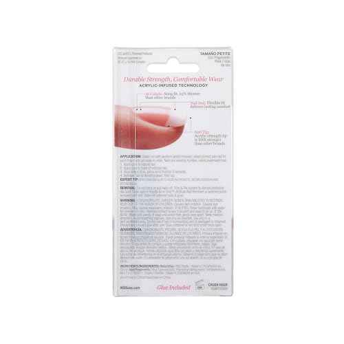 KISS Salon Acrylic French Nails - Crush Hour, Pink