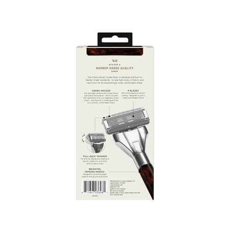 Cremo Astonishingly Superior Tortoise Shell (Horn) Razor Kit (Packaging May Vary)
